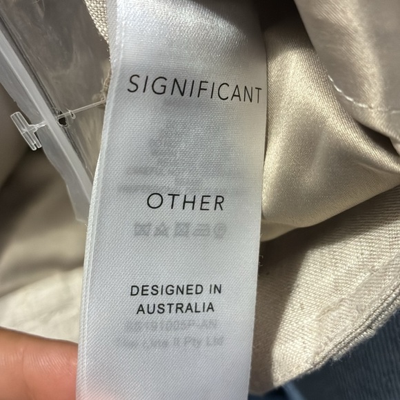 ANTHROPOLOGIE SIGNIFICANT OTHER Zahara Pant 100% linen size 6 - Picture 5 of 13